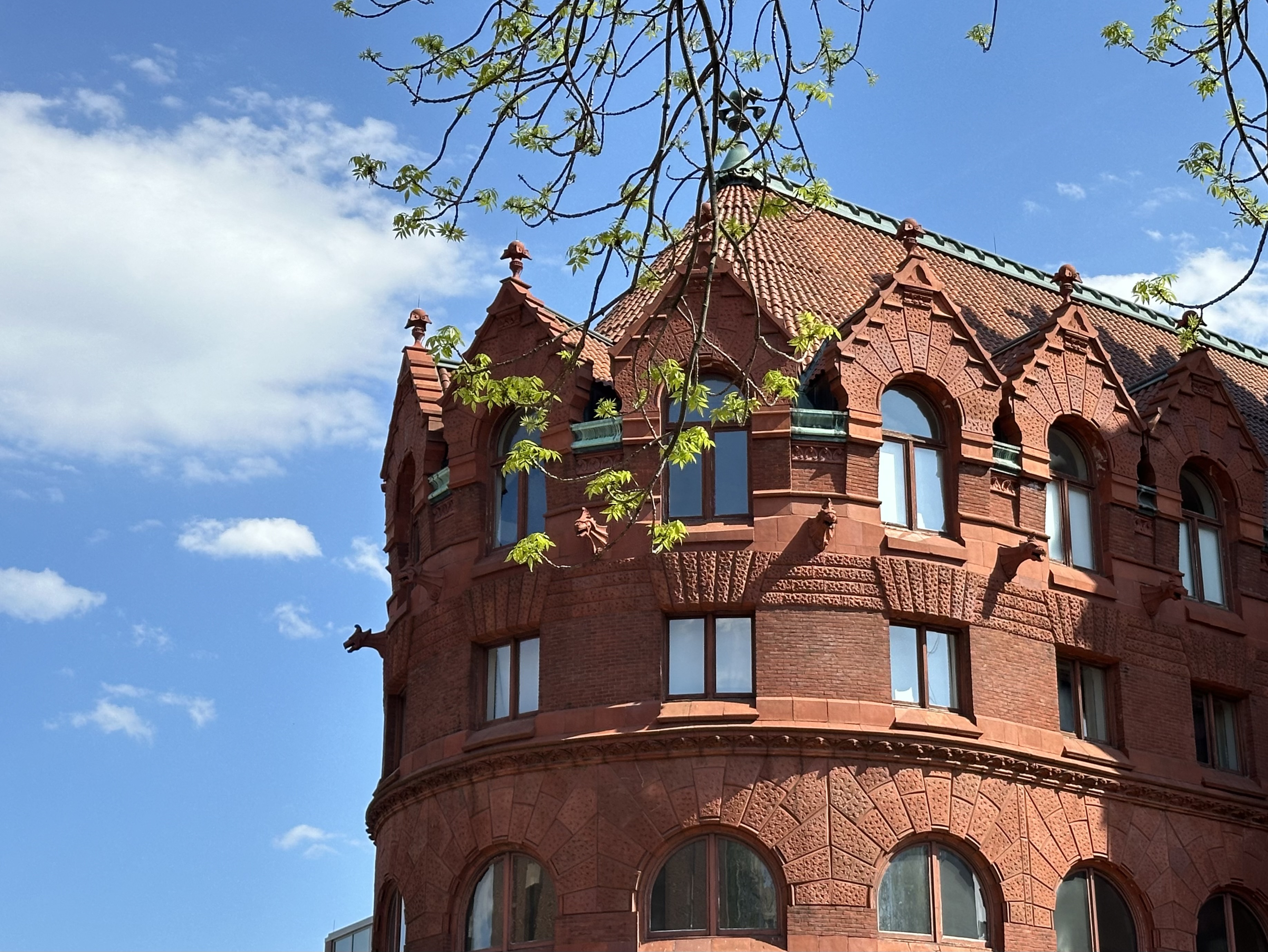 Fisher Fine Arts Library in Spring
